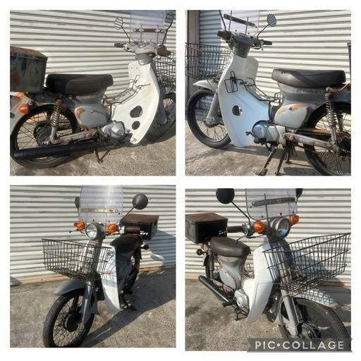 スーパーカブ50 C50 オシャレな1台！サビ塗装　
実働車両