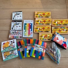 【無料】クレヨン　ペン　クーピー　鉛筆　色鉛筆