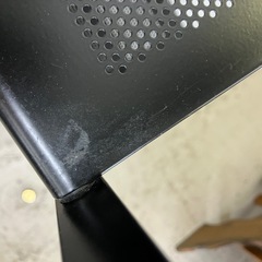 I2504-318 スチールラック ブラック 4段 キズ汚れ有りの画像