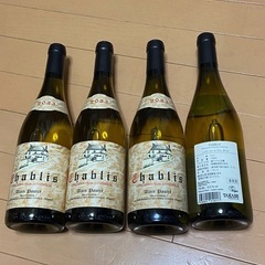新品　CHABLIS 2023 (フランス白ワイン) ４本セット　aの画像