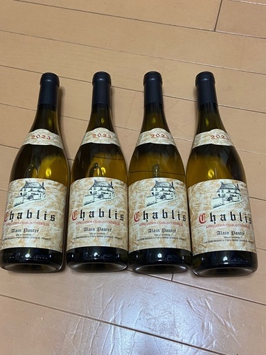 新品　CHABLIS 2023 (フランス白ワイン) ４本セット　a