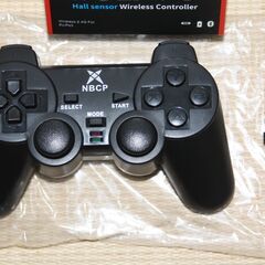 PC用ワイヤレスコントローラー 電池式 PSタイプ 振動機能あり 未使用品の画像