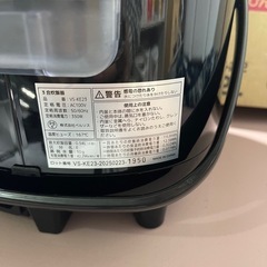 ペルソス　3合炊き炊飯器　VS－KE23　一か月保証付き　【リサイクルショップ道楽屋】の画像