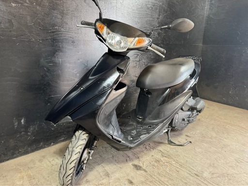 ★支払総額3.3万円★激安車、バイクショップ！なんでも買取致します！ スズキ アドレスV50 黒 CA4BA 激安原付！ 4ストインジェクション！ 集中キー！ 高年式！！CA4BA型！