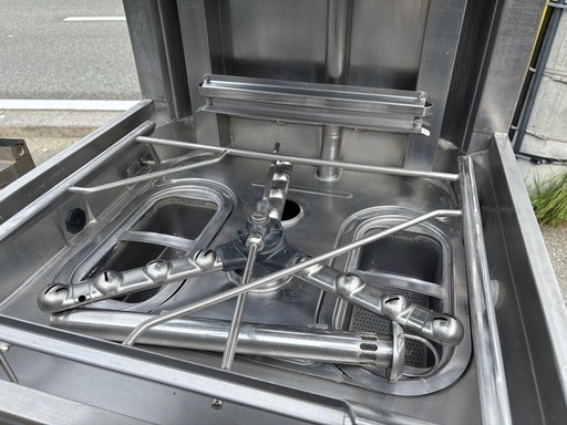 ■中古品 ホシザキ業務用食器洗浄機 JWE-680A（60Hz）3相200Ｖ 2010年 ガスブースター付き WB-25H-2 201