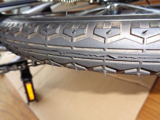 ほぼ新品の折りたたみ自転車