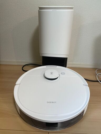 【 ロボット掃除機】2023年購入/説明書/新品モップ7個付き：ECOVACS(エコバックス）DEEBOT N8+ マッピング 水拭き対応 強力吸引 お掃除ロボット