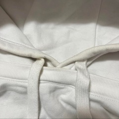 トミージーンズ　tommy jeans トレーナー　フード付き　パーカー　白　Lの画像