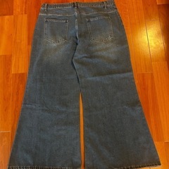 ワイドレッグ👖ジーンズの画像