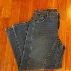 ワイドレッグ👖ジーンズの画像
