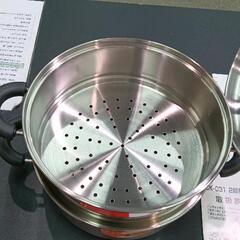 0412-084 料理の鉄人陳建一 ステンレス蒸し器新品の画像