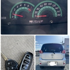 北海道旭川 TOYOTA ポルテ 2006(平成18年)車 助手席自動スライドドア キーレス エンジンスターターの画像