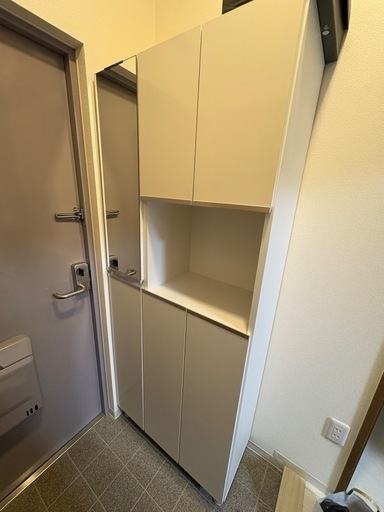 ⭐︎定価40000円⭐︎靴箱（ミラー付き）