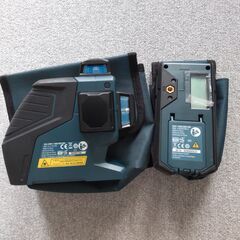 【中古】BOSCH レーザー墨出し器＆受光器　TAJIMA 三脚の画像