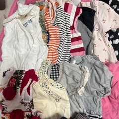 女の子　夏服　セット　まとめ　Tシャツ　90 95　ズボン　半袖の画像