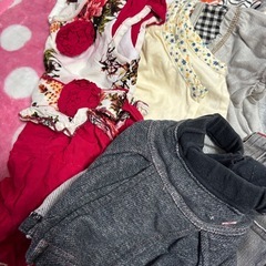 女の子　夏服　セット　まとめ　Tシャツ　90 95　ズボン　半袖の画像