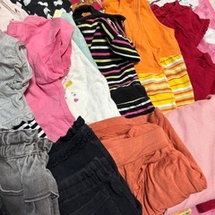 女の子　夏服　セット　まとめ　Tシャツ　90 95　ズボン　半袖の画像