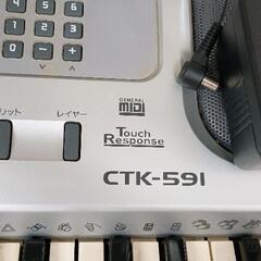 0412-126 電子ピアノ CASIO CTK-591の画像