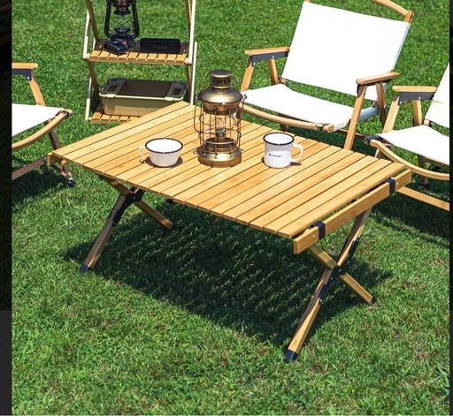 Amazon | Hilander(ハイランダー) ウッドロールトップテーブル3