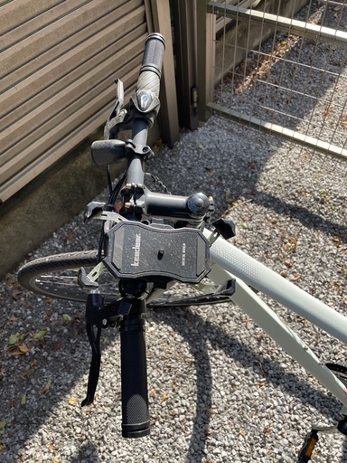 自転車　カゴ付き　スマホホルダー付き　オート