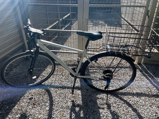自転車　カゴ付き　スマホホルダー付き　オート