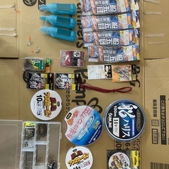オモリ、ハリ、ハリス等セット