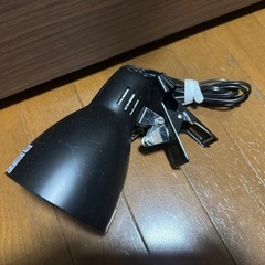 オーム電気　クリップライト　ブラック　照明　ダウンライトの画像