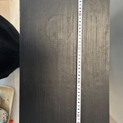 【お話し中】黒い棚、角など少しスレありますの画像