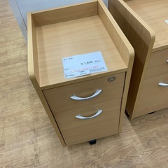 ★ジモティ割あり★   袖机　鍵なし　クリーニング済み SJ9116の画像