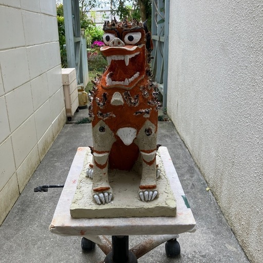 漆喰シーサ中