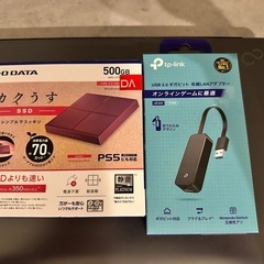 64GBmicroSD/500GB SSD/有線LANアダプター     の画像