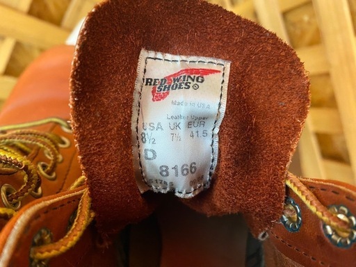 【愛品館江戸川店】レッドウィング クラシック ラウンド  8166  オロラセット ワークブーツ  ID:107-051281-007