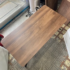 ニトリ　折り畳みローテーブル　ウッドブラウン　8761072【リサイクルショップ道楽屋】の画像
