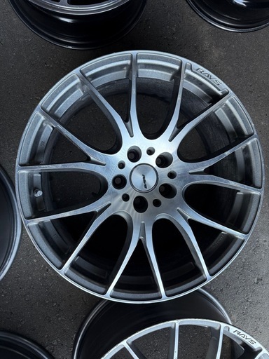 RAYS HOMURA 2×7 ホイール 4本 19インチ 8.5J 114.3 +38 スバル S4