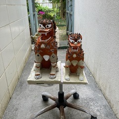 漆喰シーサ小