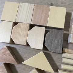 積み木　木製　天然木　ぬくっきーの画像