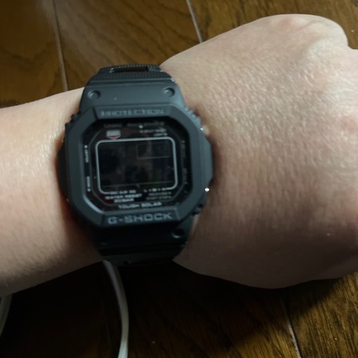 G取引済！-SHOCK  電波ソーラー時計　反転液晶