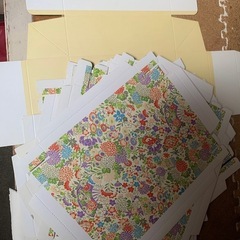 【花柄　紙箱　無料　フタのみ】