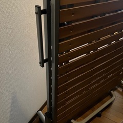 折りたたみ式すのこベッドの画像