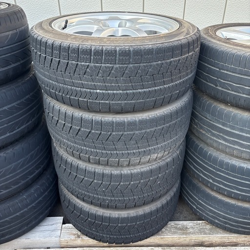 スバル純正ホイール➕新品スタッドレス WRX STI vab純正ホイール