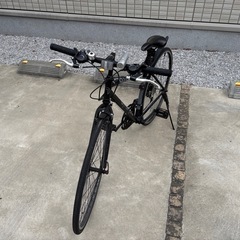 【特典•新品鍵付き】クロスバイク 自転車 700C 27インチ相当 シマノ 21段変速 通勤 通学の画像