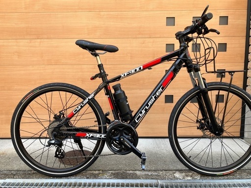 電動アシストスポーツ自転車 ブラック/レッド性能向上型‼️ 引き取りのみ受付