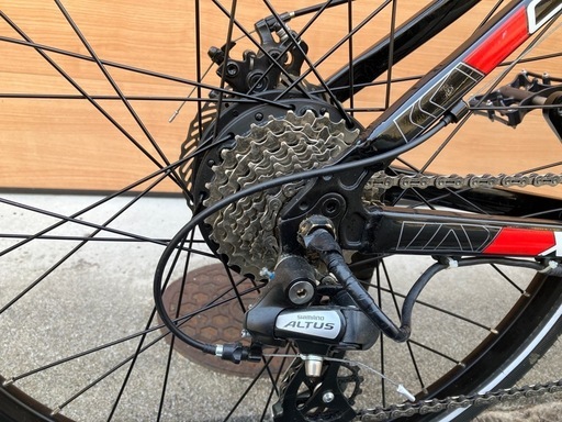 電動アシストスポーツ自転車 ブラック/レッド性能向上型‼️ 引き取り