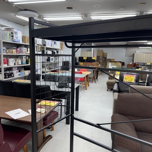 【超美品‼️】大型サイズ♪ ニトリ 220cm幅ハンガーシェルフ ハンガーラック 衣類収納家具 スチール製ブラック♪