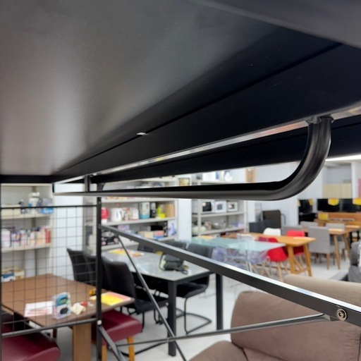 【超美品‼️】大型サイズ♪ ニトリ 220cm幅ハンガーシェルフ ハンガーラック 衣類収納家具 スチール製ブラック♪