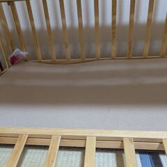 【美品！】大和屋ベビーベッド　説明書/工具あり！下段収納あり！の画像