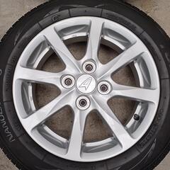 155/65R14　アルミ　タイヤ4本セット　No.188　ムーヴ、ミライースなどの画像
