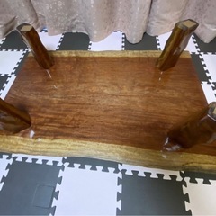 美品一枚板テーブルの画像