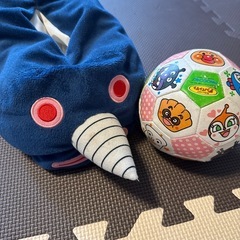 もぐりん　ティッシュケース、アンパンマンボール