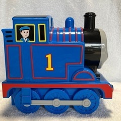 トーマス　貯金箱　コイン入れ　きかんしゃトーマスとなかまたち　お菓子BOXロッテの画像